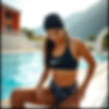 Comfortable fit of Nike swimwear during workouts