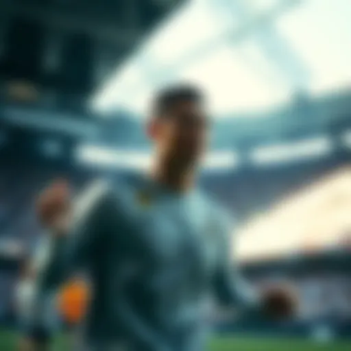 Cristiano Ronaldo showcasing Nike gear during a match