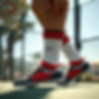 Elevate Your Game with Style Stylish design of Nike tennis socks enhancing athletic gear