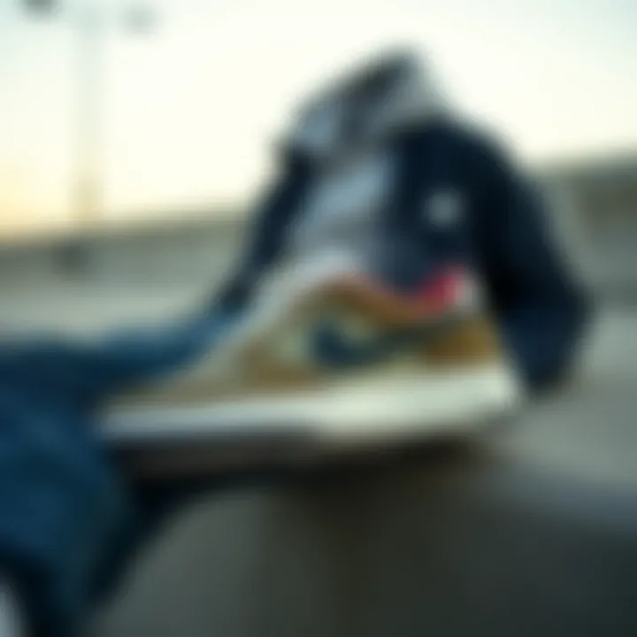 Stylish arrangement of Nike Waffle One with casual outfit