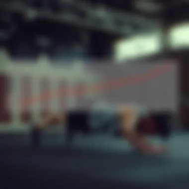 Graphical representation of progress tracking for plank durations