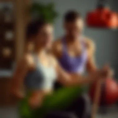 Healthy lifestyle promoting fitness and well-being