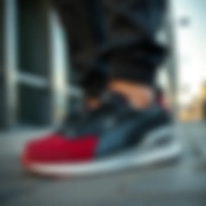 Puma shoes complementing an active lifestyle in urban settings