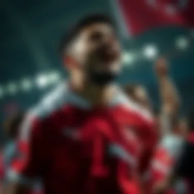 Fan wearing Puma Hatayspor merchandise