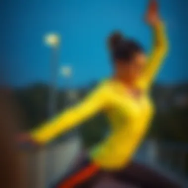 Woman engaging in yoga, showcasing the flexibility of Puma Nitro apparel