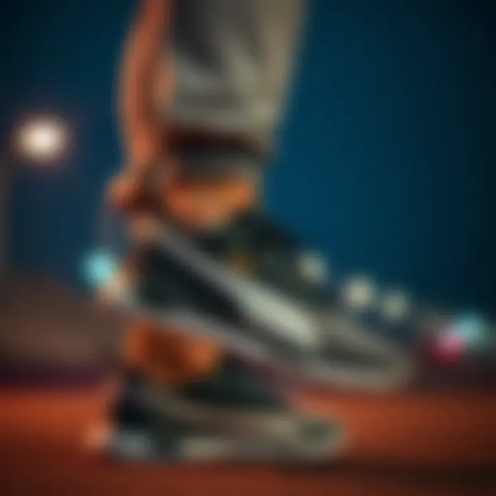 A sporty yet stylish look highlighting the versatility of Puma shoes