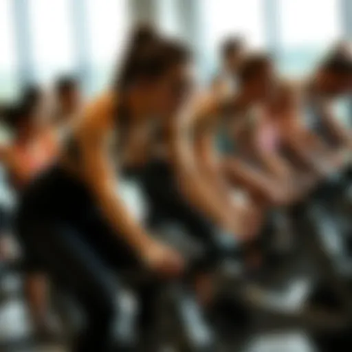 Dynamic spinning class in action