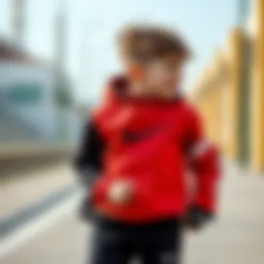 Variety of sportswear designed for children's activities