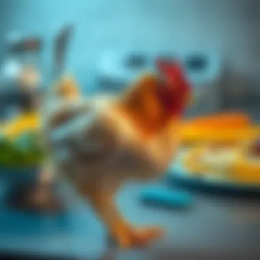 Protein content analysis in chicken