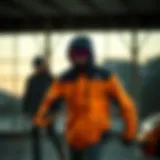 Stylish three-in-one jacket showcasing versatility