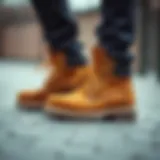 Stylish Timberland footwear design