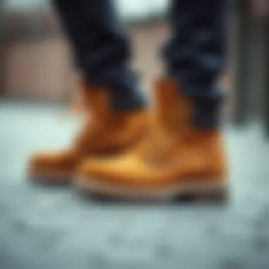 Stylish Timberland footwear design